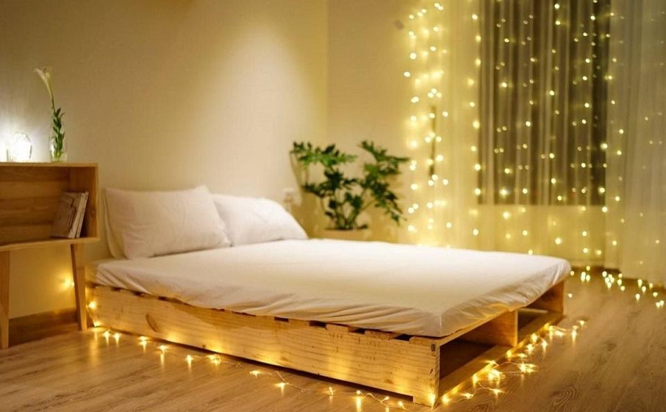 Cách decor trang trí phòng ngủ bằng đèn led được ưa chuộng nhất hiện nay