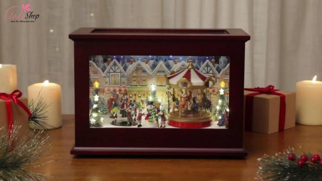 Hộp nhạc là món quà Giáng sinh lãng mạn và đậm chất cổ điển
