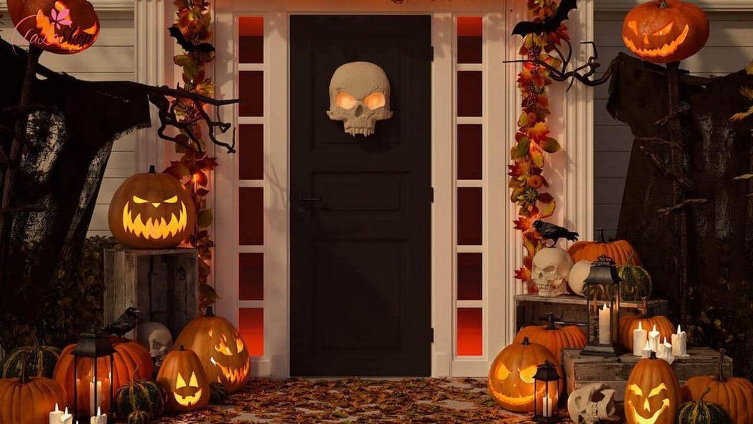 Không khí của Halloween không thể thiếu những màn trang trí ấn tượng