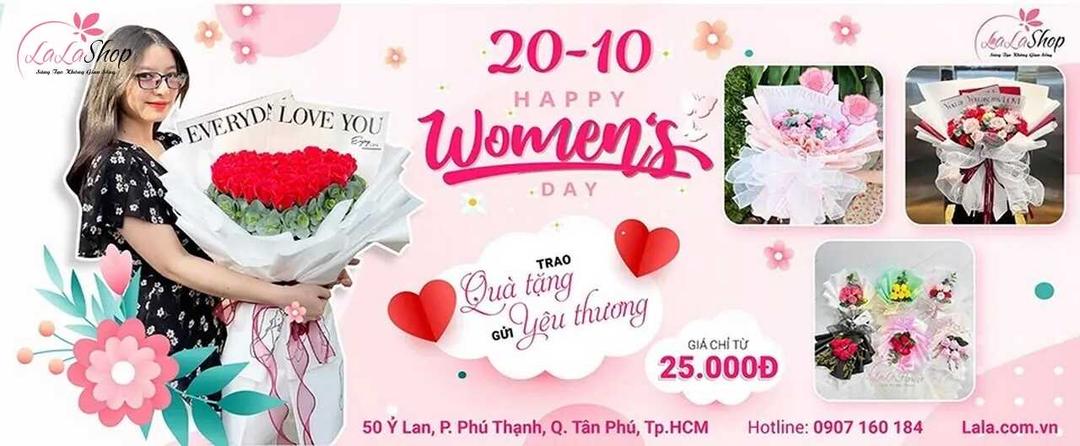 Lala Shop chuyên bán quà tặng 20/10 giá rẻ siêu đẹp uy tín chất lượng ở TP.HCM