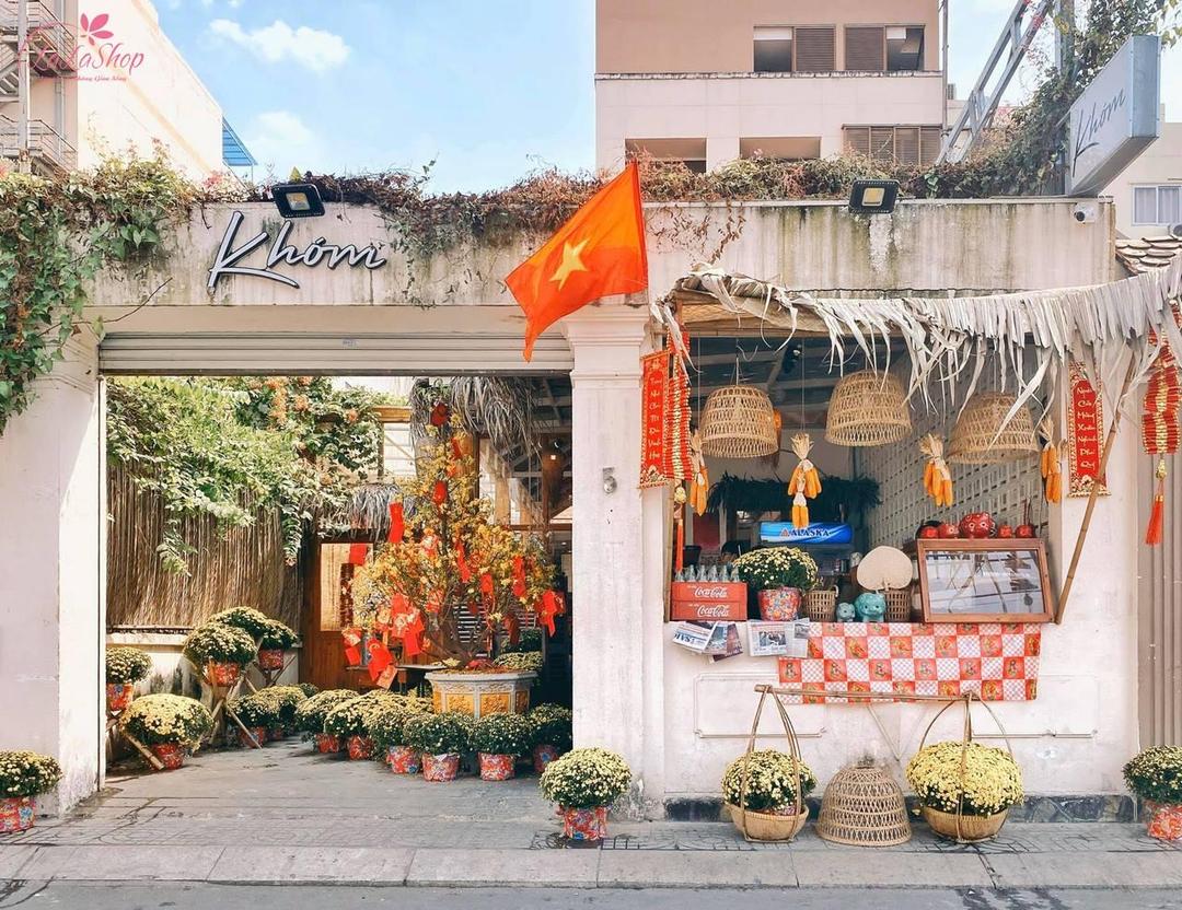 Mẫu trang trí Tết được yêu thích mãu 1