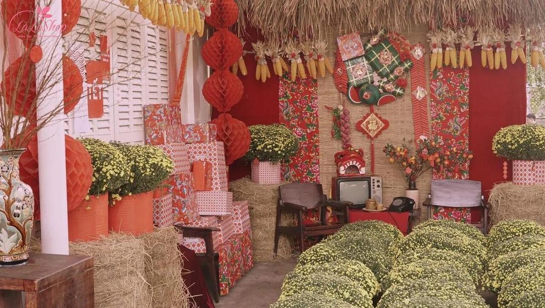 Mẫu trang trí Tết được yêu thích mẫu 10