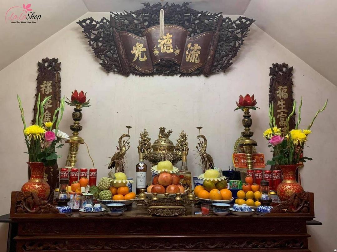 Những hình ảnh trang trí bàn thờ ngày Tết mẫu 5