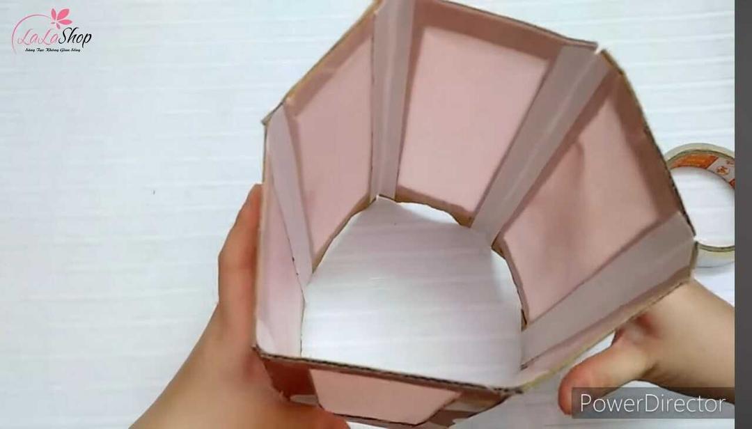 Nối các mảnh khung để làm thành khung hình lục giác