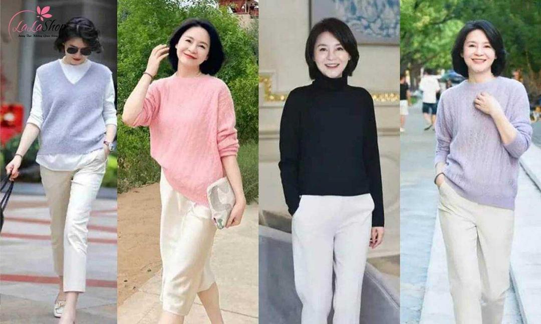 Quần áo thoải mái giúp mẹ tự tin cũng là món quà thiết thực để tặng vào 20/10