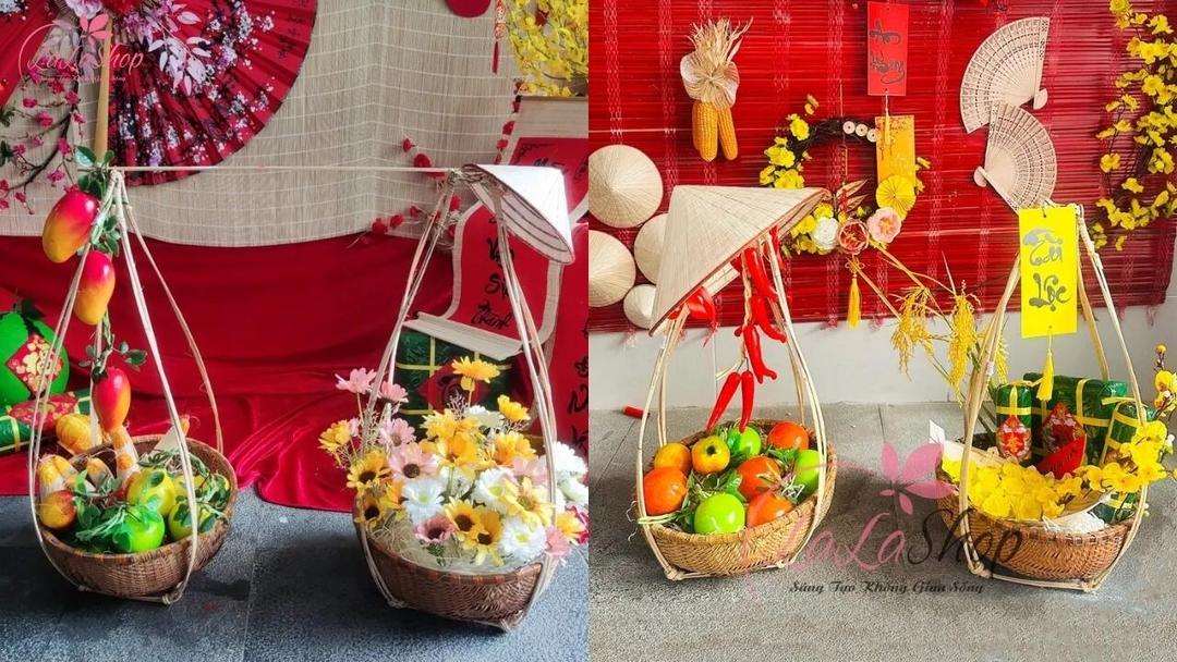 Quang gánh là hình ảnh quen thuộc, gợi lên sự cần cù của người Việt