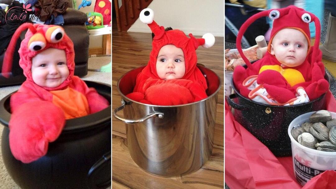 Trang phục tôm hùm ngộ nghĩnh