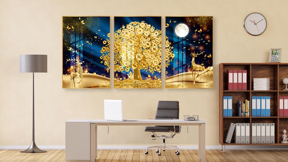 Tranh treo tường tráng gương cao cấp