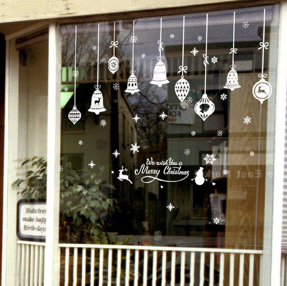 Decal trang trí noel dây treo we wish you a merry christmas