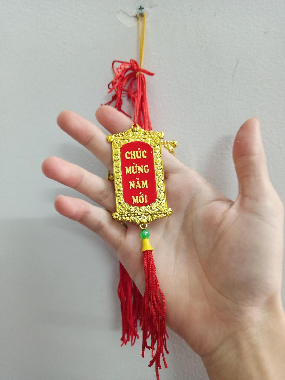 Lộc treo trang trí tết Thẻ vàng Chúc mừng năm mới - An khang thịnh vượng