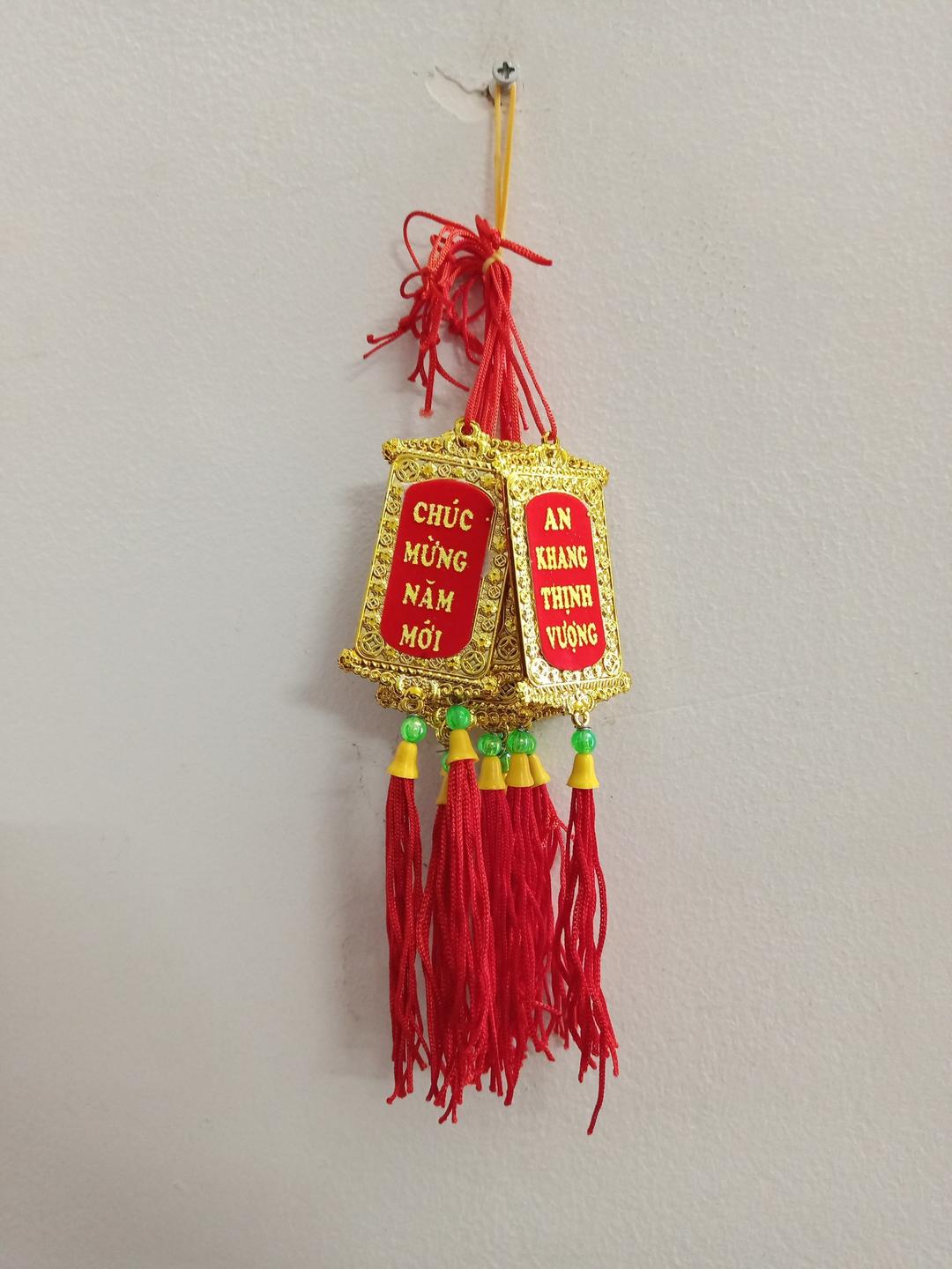 Lộc treo trang trí tết Thẻ vàng Chúc mừng năm mới - An khang thịnh vượng
