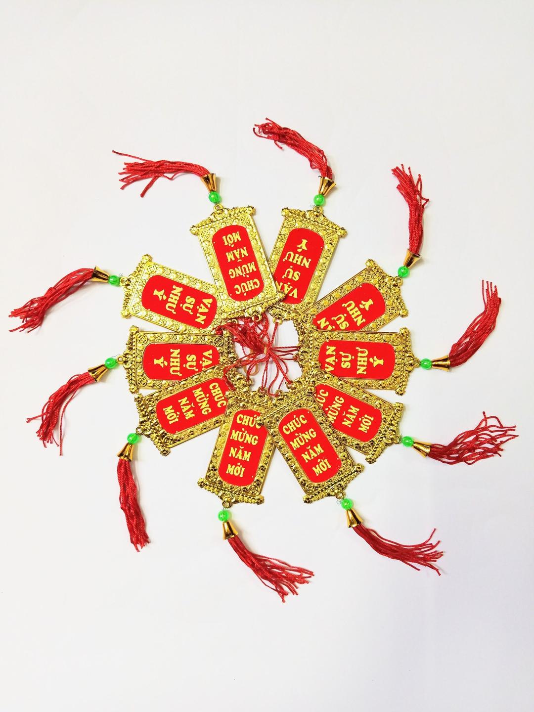 Lộc Treo Trang Trí Tết Thẻ Vàng Chúc Mừng Năm Mới - Vạn sự như ý