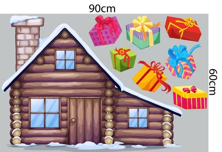 Combo decal trang trí noel những người bạn đêm giáng sinh 2022