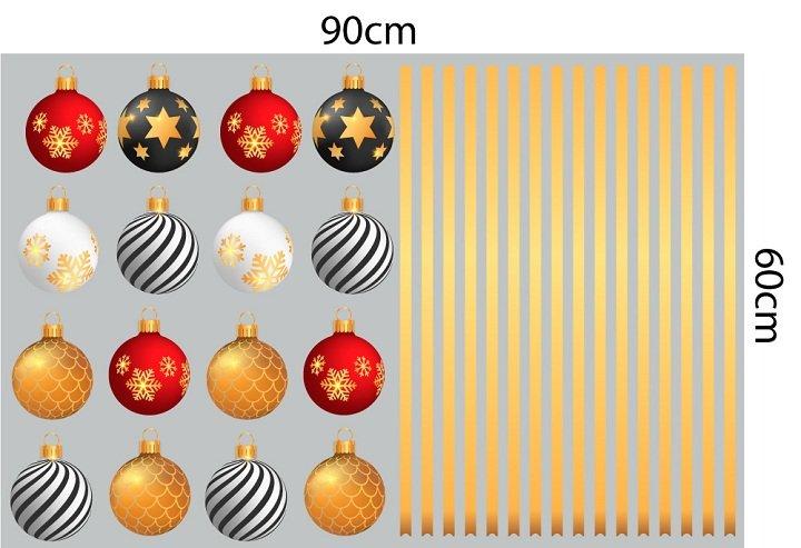 Combo decal trang trí noel những người bạn đêm giáng sinh 2022