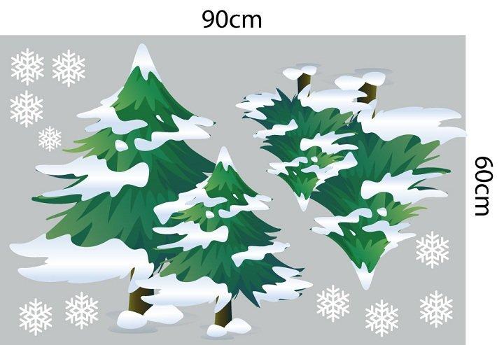 Combo decal trang trí noel những người bạn đêm giáng sinh 2022