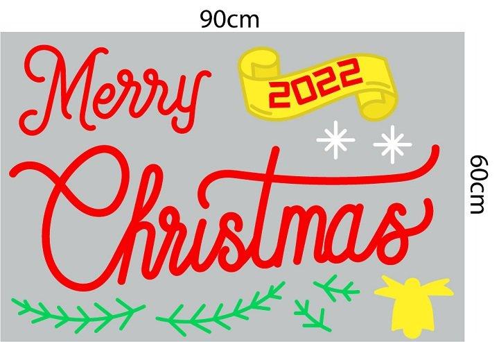 Combo decal trang trí noel những người bạn đêm giáng sinh 2022