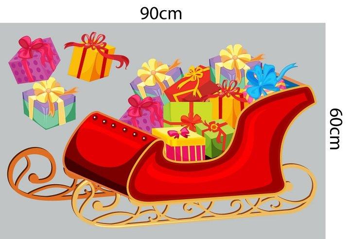 Combo decal trang trí noel những người bạn đêm giáng sinh 2022