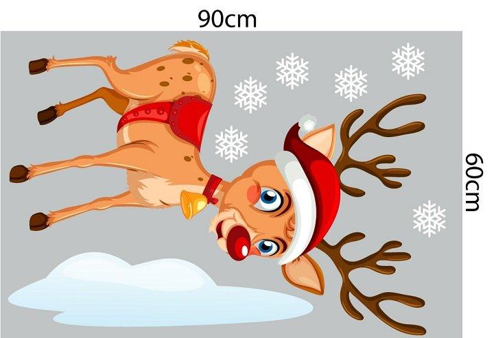 Combo decal trang trí noel những người bạn đêm giáng sinh 2022