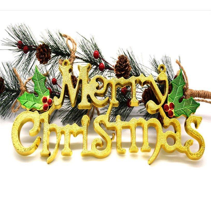 Bảng treo chữ Merry Christmas trang trí noel mẫu 2 nhiều kích thước