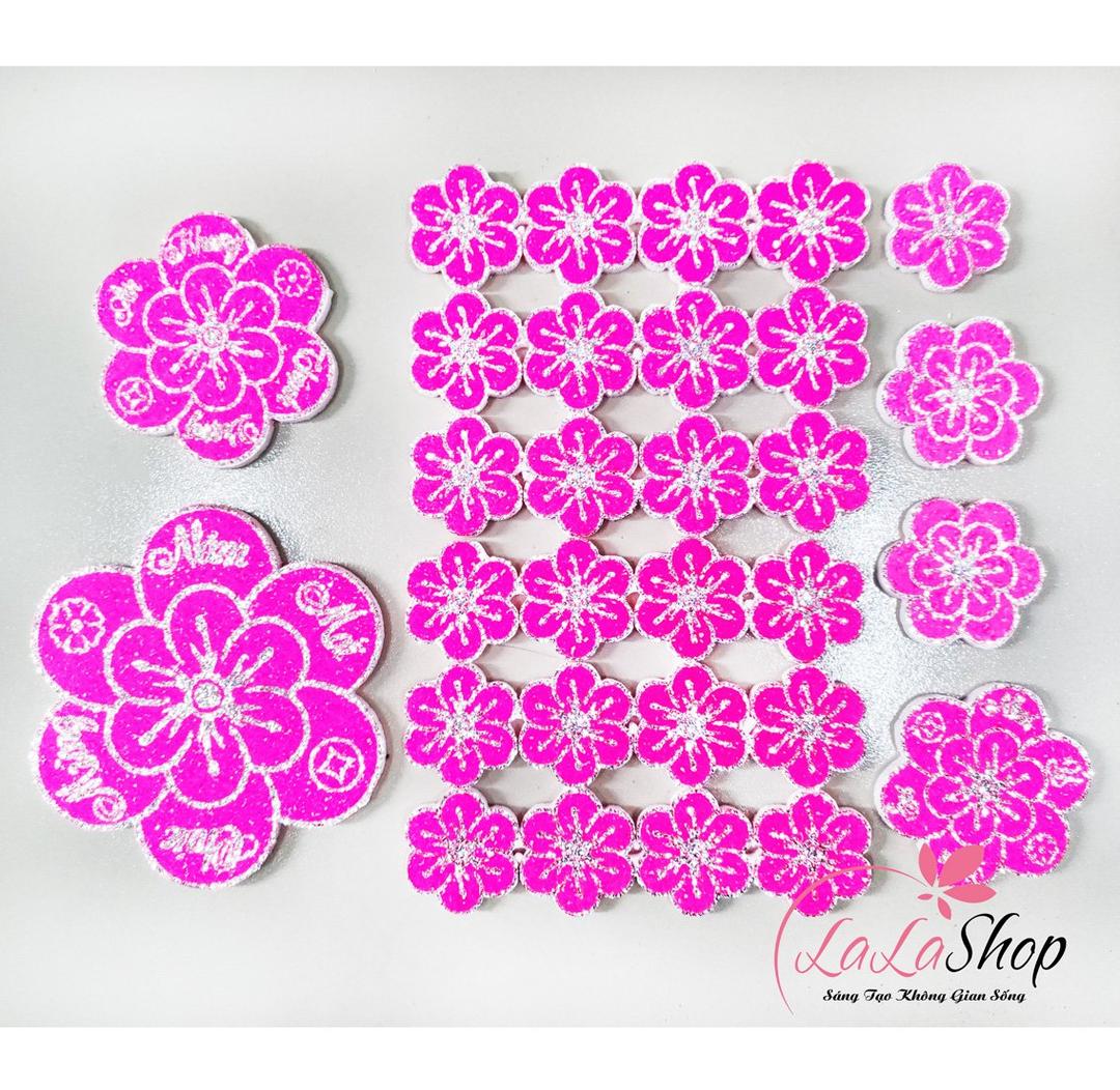 Bộ Mai xốp 30 Bông chúc mừng năm mới an khang thịnh vượng trang trí tết