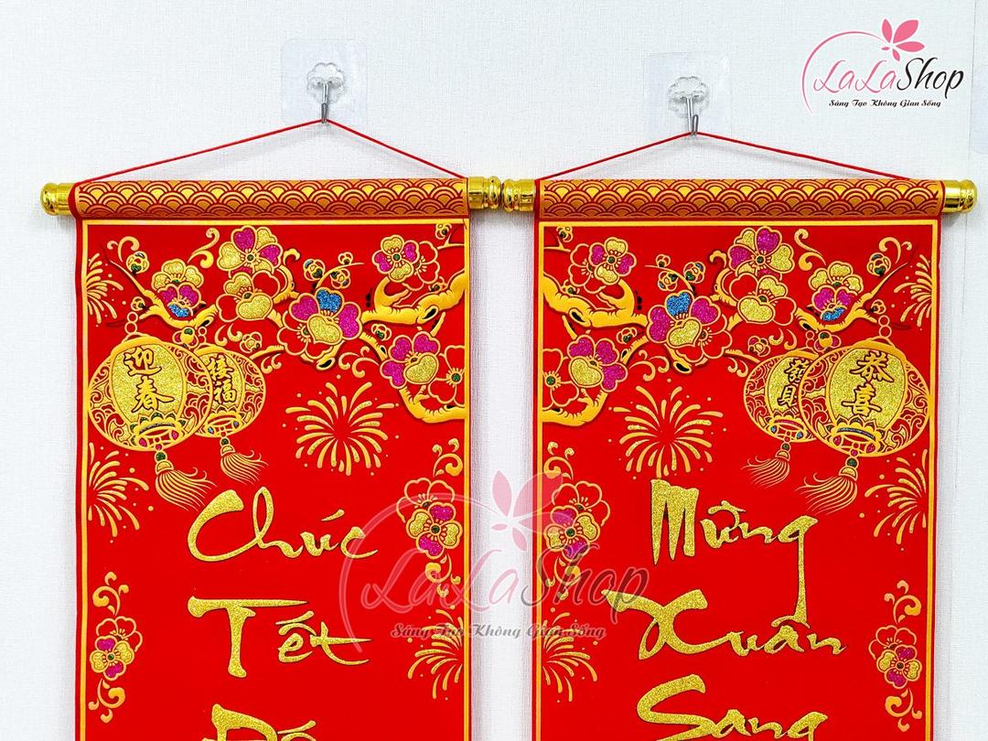 Bộ liễn câu đối mừng xuân sang-chúc tết đến