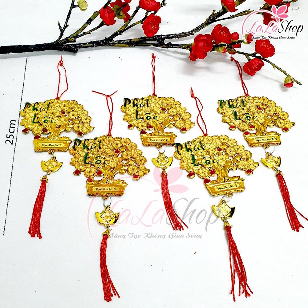Combo 5 dây lộc treo đồng tiền chúc mừng năm mới vạn sự như ý trang trí tết