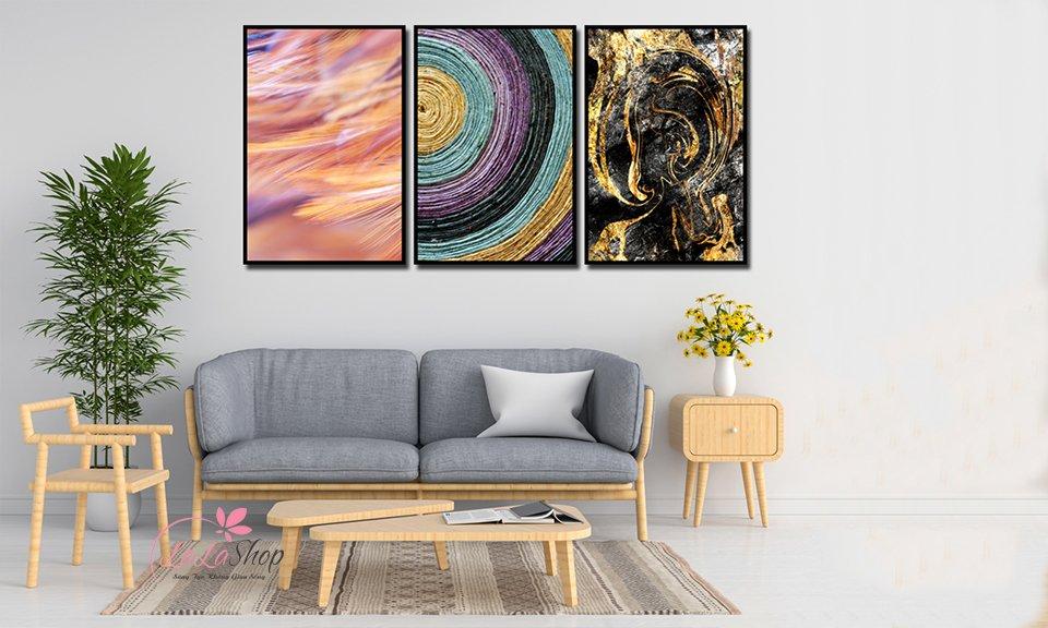 Tranh trừu tượng treo tường đẹp nhất tại Lala mẫu 3