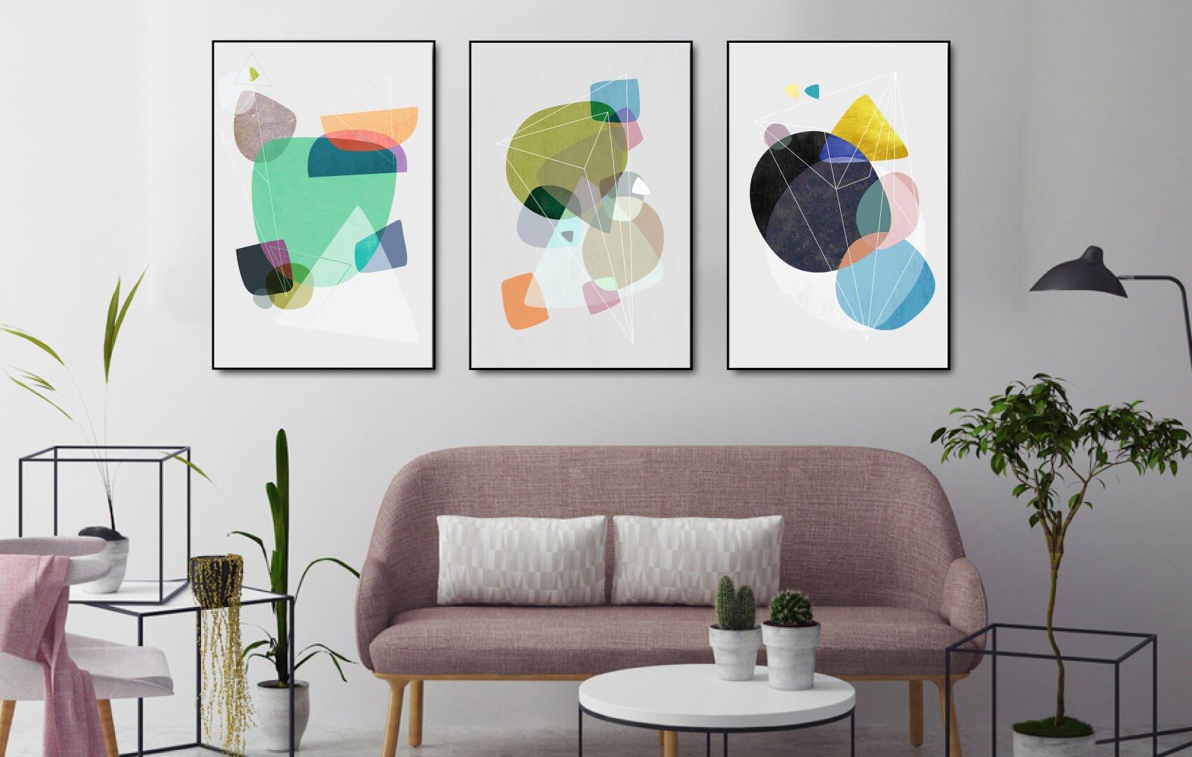 Tranh trừu tượng treo tường đẹp nhất tại Lala mẫu 5
