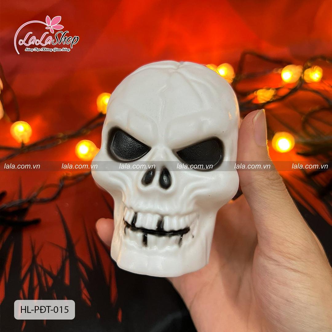 Set 5 Đồ treo trang trí Halloween Đầu Lâu Trắng
