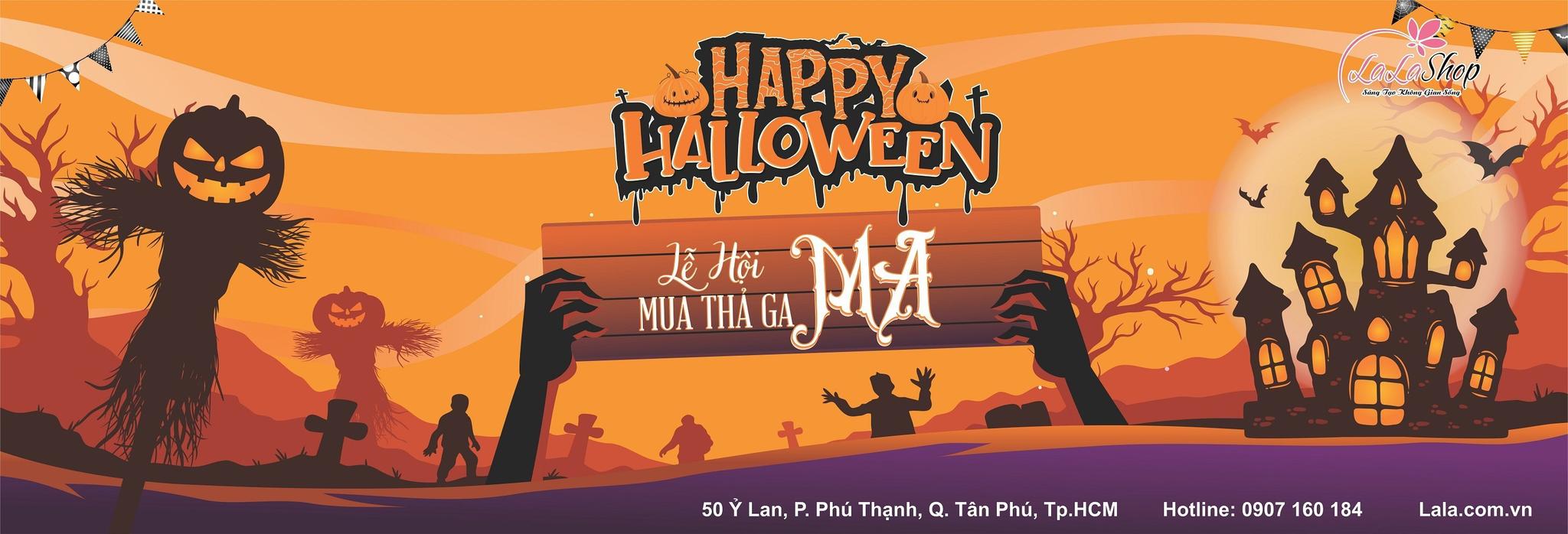 Lala Shop chuyên bán decal trang trí Halloween giá rẻ đến cao cấp siêu đẹp ở TpHCM