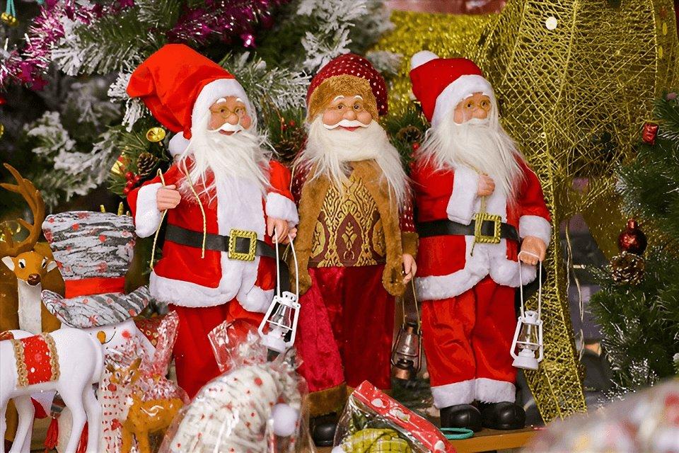 Mô hình ông già noel được nhiều gia đình ưa chuộng mỗi dịp giáng sinh