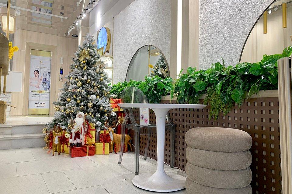 Trang trí cây thông noel giúp mang đến không khí Giáng sinh ngập tràn, ấm cúng