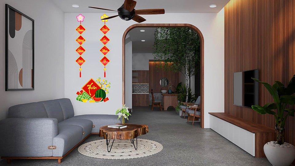 Decal trang trí Tết là một trong những món đồ trang trí nhà cửa đang cực kỳ HOT hiện nay