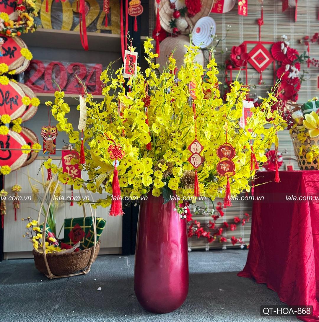Chậu hoa mai vàng tài lộc đầy nhà đón tết mẫu 868