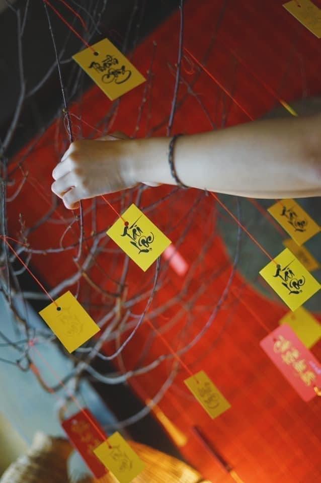 100 cái lộc treo tết 7x10cm chữ thư pháp trang trí tết mẫu 635