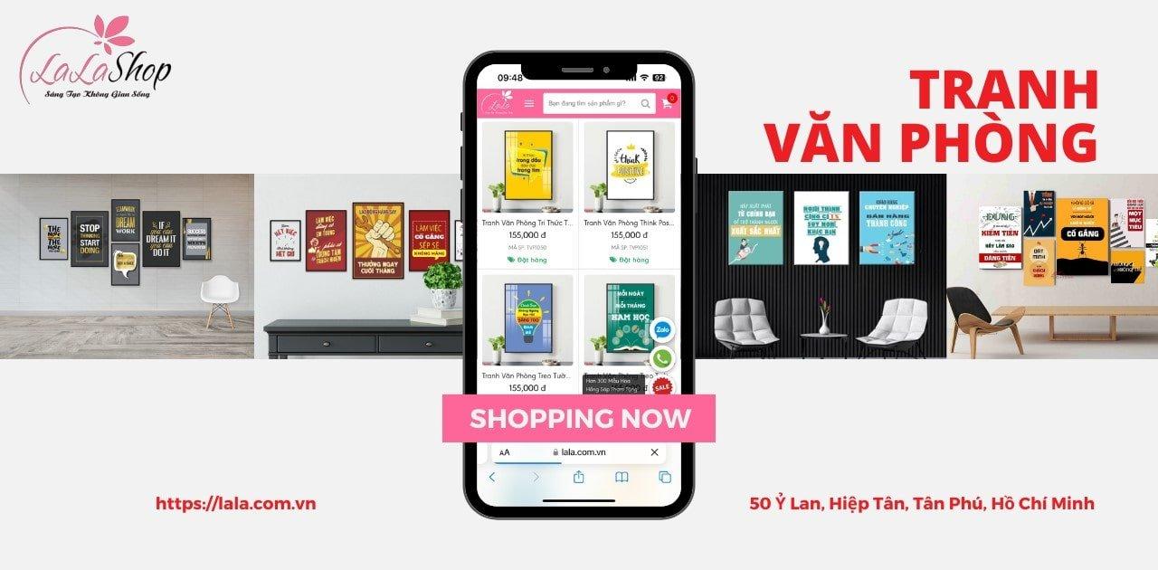 Lala Shop mang đến cho bạn những mẫu tranh treo văn phòng chất lượng với mức giá phải chăng