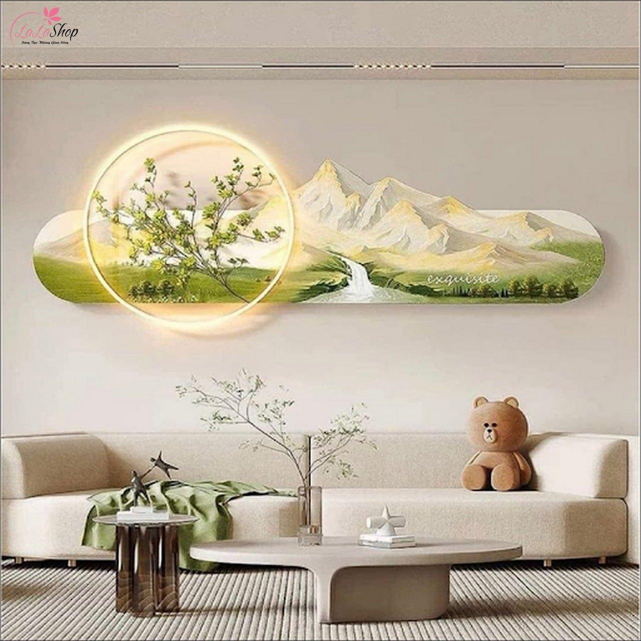 Tranh đèn led tráng gương - giải pháp trang trí hoàn hảo cho không gian sống của bạn