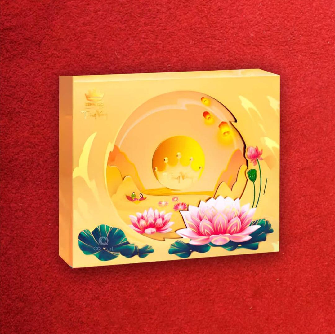 Bánh Trung Thu Kinh Đô Trăng Vàng Hồng Ngọc An Phú 4 Bánh 160g Thượng Hạng