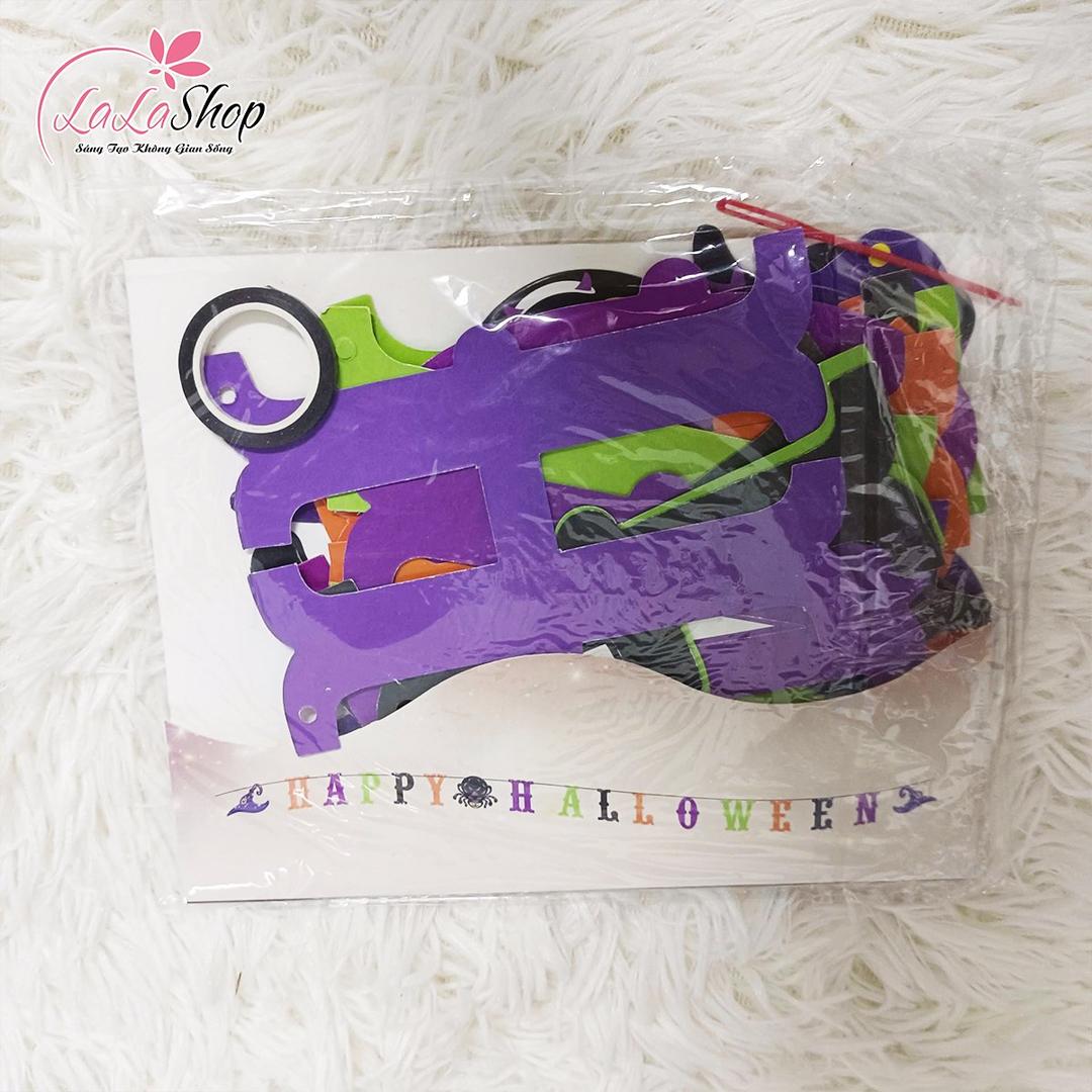 Đồ treo trang trí Halloween Set Dây Treo Chữ Happy Halloween