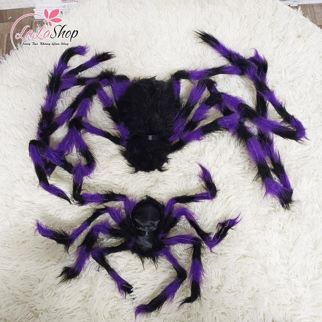 Phụ Kiện Trang Trí Halloween Nhện Đốm Nhiều Kích Thước (Màu Ngẫu Nhiên)