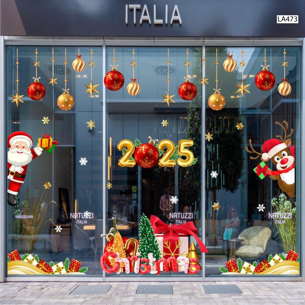 Mẫu decal trang trí Noel đẹp nhất tại Lala mẫu 5