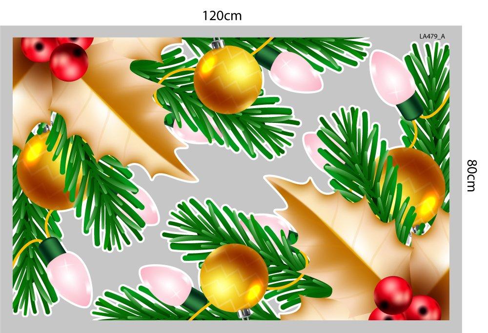 Combo Decal Trang Trí Noel Merry Chistmas Và Những Hộp Quà Sắc Màu