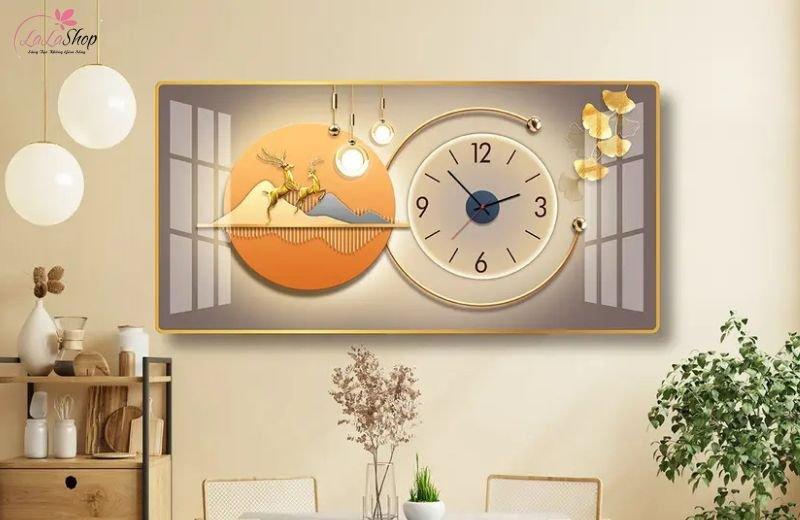 Đồng hồ treo tường mang lại nhiều giá trị trong không gian sống