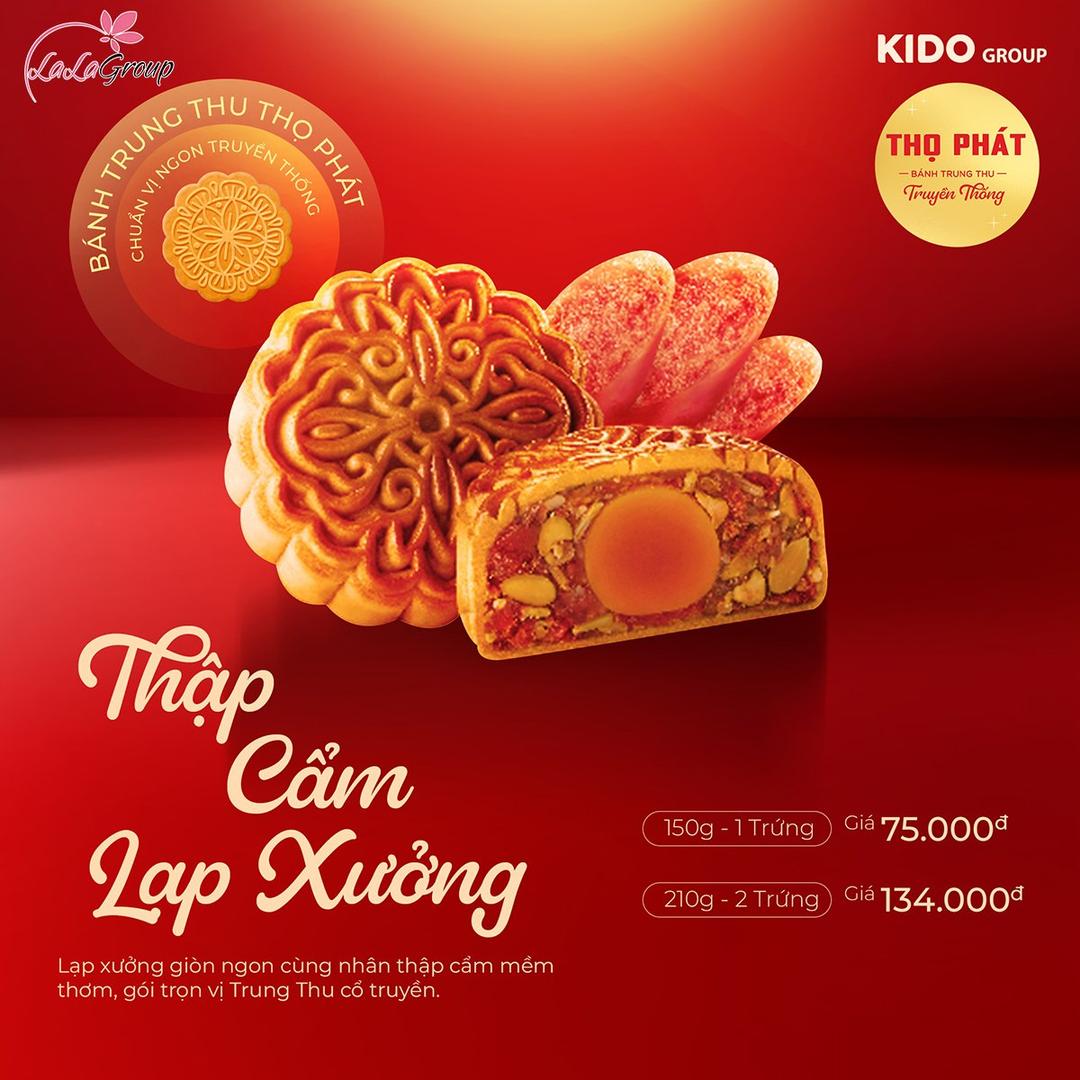 Bánh Trung Thu Thọ Phát Thập Cẩm Lạp Xưởng 1 Trứng 150g (TT1)