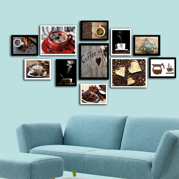 Bộ khung gỗ thế giới coffee