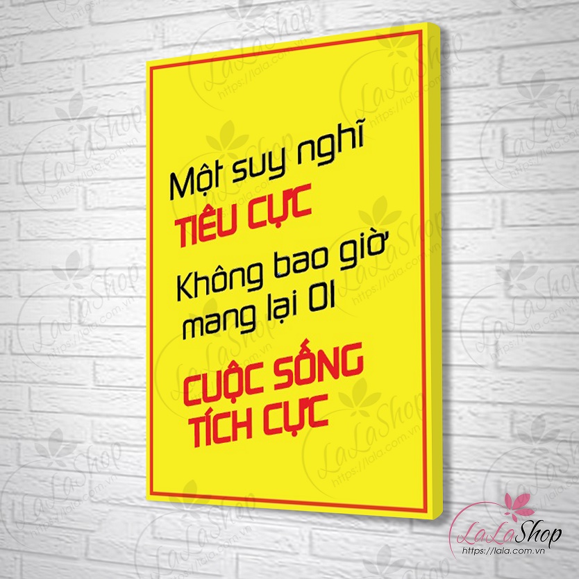 Tranh treo tường một suy nghĩ tiêu cực