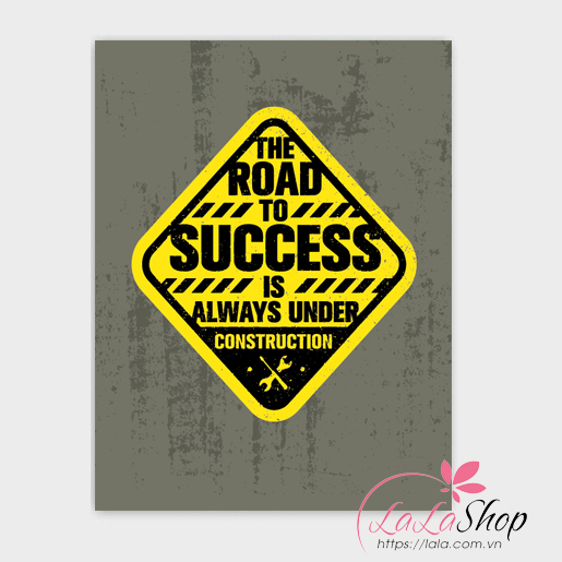 Decal văn phòng The road success