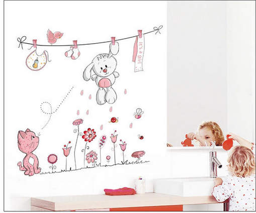 Đôi bạn thỏ và mèo