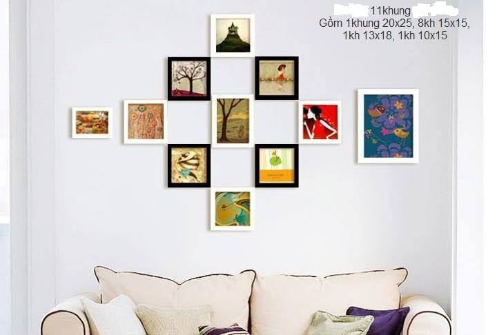 Khung gỗ bộ 11 khung - KG025