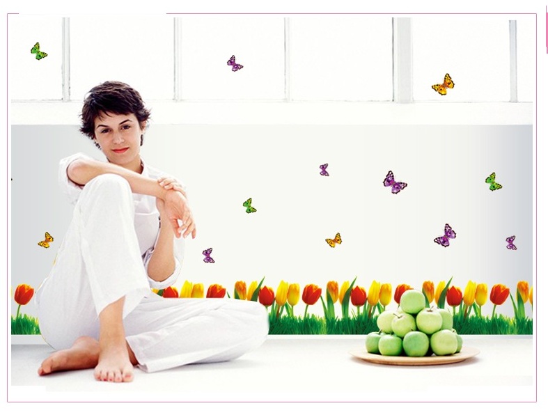 Chân tường tulip 2